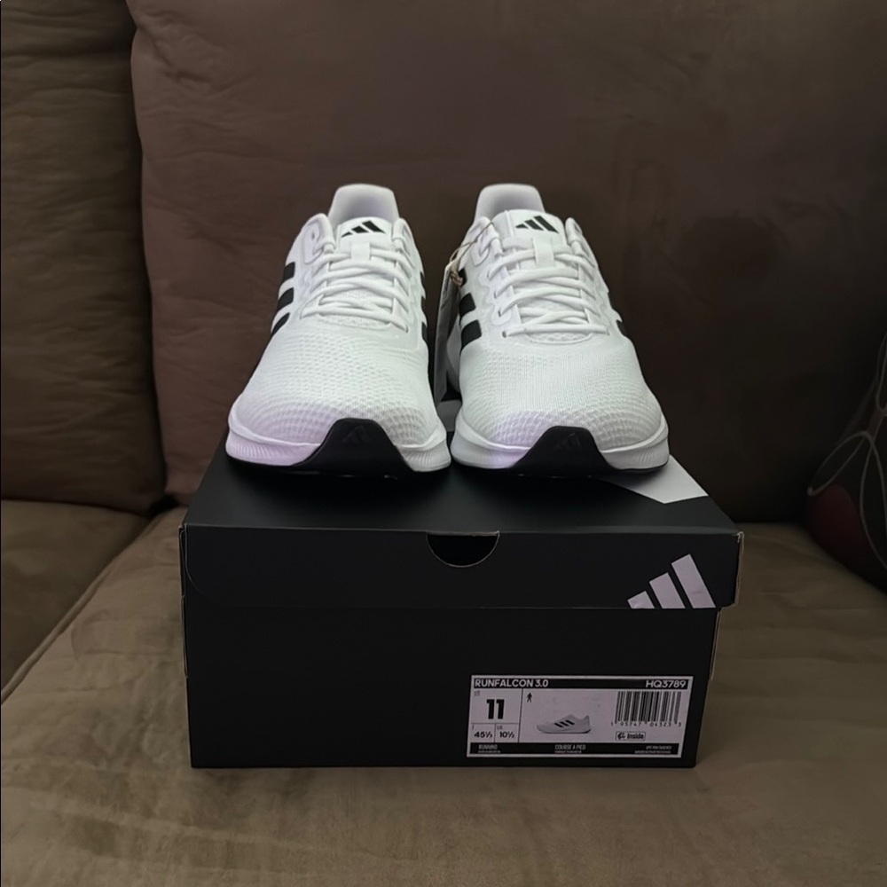 Adidas White and Black Sneakers